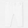 Spodnie klasyczne dla chłopczyka Mayoral 595-62 białe