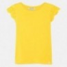 Koszulka z haftem dla dziewczynki Mayoral 6030-54 Żółty