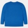 Sweter bawełniany gładki dla chłopca Mayoral 354-43 Niebieski