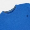 Sweter bawełniany gładki dla chłopca Mayoral 354-43 Niebieski