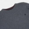 Sweter bawełniany gładki dla chłopca Mayoral 354-46 Szary