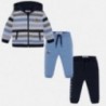 Dres bluza i dwie pary spodni dla chłopca Mayoral 2844-78 Niebieski
