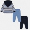 Dres bluza i dwie pary spodni dla chłopca Mayoral 2844-78 Niebieski