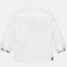 Koszula z długim rękawem w kropki chłopięca Mayoral 4118-57 Biały
