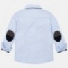 Koszula z długim rękawem z muszką chłopięca Mayoral 4126-82 Błękitny