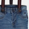 Spodnie jeans z szelkami chłopięce Mayoral 4517-23 Niebieski