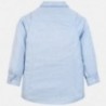 Koszula z długim rękawem z muszką chłopięca Mayoral 7120-56 Błękitny