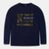 Sweter z haftem moro chłopięcy Mayoral 7313-29 Granatowy