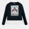Sweter z cekinami dla dziewczyny Mayoral 7402-20 Granatowy