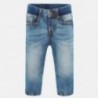 Spodnie jeans basic chłopięce Mayoral 500-81 niebieski