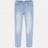 Spodnie jeans basic dla dziewczynki Mayoral 554-83 niebieskie