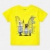 Koszulka sportowa bawełniana chłopięca Mayoral 1043-27 Żółty