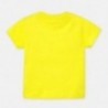 Koszulka sportowa bawełniana chłopięca Mayoral 1043-27 Żółty