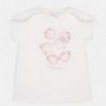 Koszulka bawełniana dziewczynka Mayoral 1058-16 Różowy
