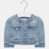 Kurtka jeans dla dziewczynki Mayoral 1471-10 niebieski