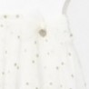 Sukienka tiul z haftem dla dziewczynka Mayoral 1927-1 Biały