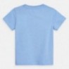 Koszulka bawełniana z nadrukiem dla chłopców Mayoral 3050-95 niebieski
