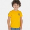 Koszulka bawełniana dla chłopców Mayoral 3051-19 pomarańcz