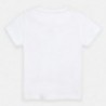 Koszulka bawełniana dla chłopca Mayoral 3055-31 biały