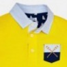 Koszulka polo z nadrukiem chłopięca Mayoral 3156-76 Żółty