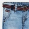 Bermudy jeans z paskiem chłopięce Mayoral 3260-78 Jeans