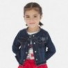 Kurtka jeansowa dla dziewczynek Mayoral 3467-95 Granatowy