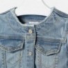 Kurtka jeansowa dla dziewczynek Mayoral 3467-94 Niebieski
