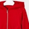 Bluza z kapturem dziewczęca Mayoral 3468-35 Czerwony