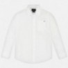 Koszula z długim rękawem chłopięca Mayoral 6157-40 Biały