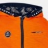 Bluza z kapturem dla chłopca Mayoral 3448-43 Pomarańczowy