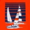 Bluza z kapturem chłopięca Mayoral 6444-60 Pomarańczowy