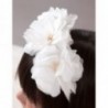 Elegancka opaska kwiatki dziewczynka Abel & Lula 5425-49 biały