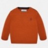 Sweter z lamówką chłopięcy Mayoral 351-28 Pomarańczowy