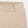 Spodnie bawełniane dla dziewczynki Mayoral 560-40 Brązowy