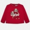 Sweter z haftem dla dziewczynki Mayoral 2312-67 Czerwony