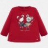 Bluza dzianinowa dla dziewczynki Mayoral 2420-63 Czerwony