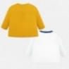 Komplet 2 koszulki z długim rękawem dla chłopca Mayoral 2003-32 Żółty
