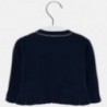 Sweter rozpinany z falbankami dziewczęcy Mayoral 2315-35 Granatowy