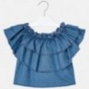 Bluzka luźna dla dziewczynki Mayoral 3187-5 niebieska