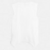 Koszulka na ramiączkach dla dziewczynek Mayoral 6027-94 Biały
