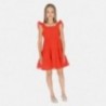 Sukienka bawełniana dla dziewczyn Mayoral 6973-32 czerwony