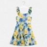 Sukienka z nadrukiem dla dziewczyn Mayoral 6981-76 niebieski
