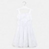 Sukienka popelinowa dla dziewczyn Mayoral 6982-80 biały