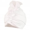 AIDA turban czapka dla dziewczynki Jamiks JWC139 kolor biały