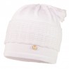 TAKOTA czapka dziewczęca Jamiks JWC188 kolor biały
