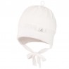TOMASA czapka niemowlęca Jamiks JWC168 kolor biały