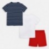 Komplet 2 koszulki i szorty dla chłopca Mayoral 3624-12 Czerwony