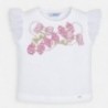 Koszulka bawełniana dla dziewczynki Mayoral 3002-52 Różowy
