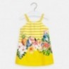 Sukienka bawełniana dla dziewczynek Mayoral 3961-12 Żółty
