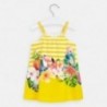 Sukienka bawełniana dla dziewczynek Mayoral 3961-12 Żółty